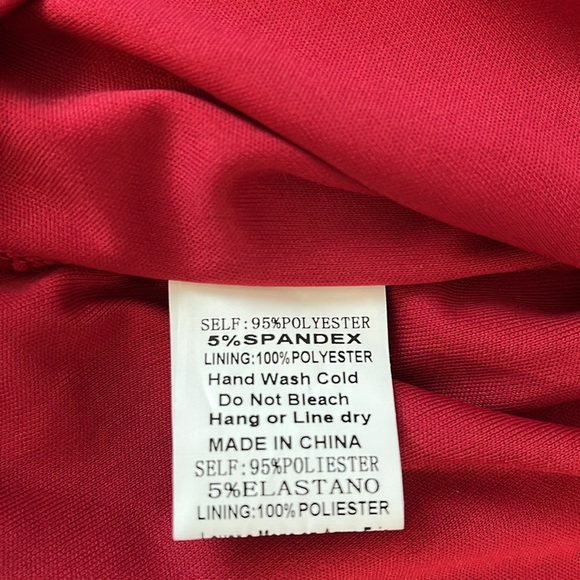 Red Lace Dress - Picture 10 of 12